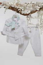 Καλοκαιρινό Βαπτιστικό με Ιδιαίτερο Σακάκι Α4753