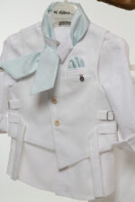 Καλοκαιρινό Βαπτιστικό με Ιδιαίτερο Σακάκι Α4753 - Image 3