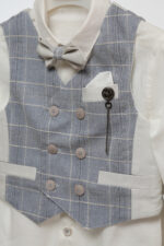 Κομψό Βαπτιστικό Σύνολο με Σύγχρονες Λεπτομέρειες Α4760 - Image 3