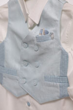 "Αριστοκρατική Απλότητα σε Σιέλ και Εκρού" Α4758 MI CHIAMO - Image 3