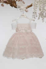 Βαπτιστικό φόρεμα Κ4706Φ-Π.ΠΟΥΔΡΑΣ ΔΑΝΔΕΛΑ mi chiamo - Image 2