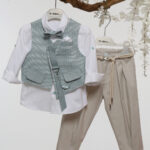 Κλασική Κομψότητα: Βαπτιστικό Σύνολο για Μικρό Κύριο με Στιλ Α4752