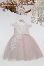 Βαπτιστικό φόρεμα Κ4720Φ-Ρ.ΡΟΖ mi chiamo