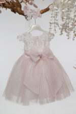 Βαπτιστικό φόρεμα Κ4720Φ-Ρ.ΡΟΖ mi chiamo - Image 4