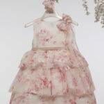 Βαπτιστικό φόρεμα Κ4713Φ-Ρ. ΡΟΖ ΕΜΠΡΙΜΕ mi chiamo