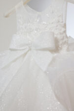 Βαπτιστικό φόρεμα Κ4722Φ-Ι.IVORY-ΙΒΟΥΑΡ ΓΚΛΙΤΕΡ mi chiamo - Image 3