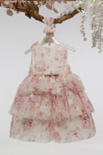 Βαπτιστικό φόρεμα Κ4713Φ-Ρ. ΡΟΖ ΕΜΠΡΙΜΕ mi chiamo - Image 4