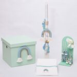 Πακέτο βάπτισης για αγόρι -MACRAME RAINBOW-Β&Β