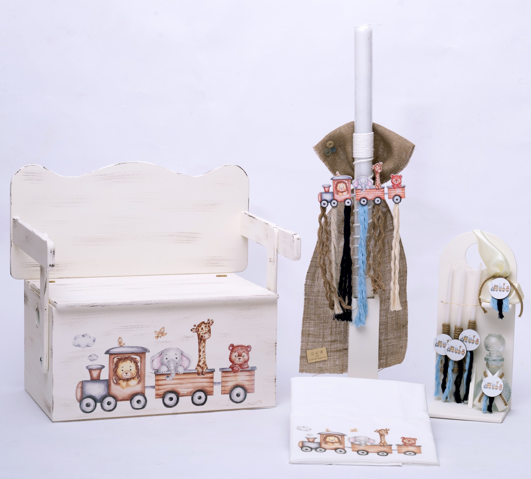 Βαπτιστικό πακέτο για αγόρι-ΤΡΕΝΑΚΙ ΜΕ ΖΩΑΚΙΑ-Β&Β Βαπτιστικό πακέτο για αγόρι-ΤΡΕΝΑΚΙ ΜΕ ΖΩΑΚΙΑ-Β&Β