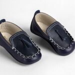 Μοκασίνια Βάπτισης "Μπλέ Ρουά" EVERKID A511M