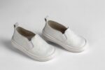 Λευκά Λαμπερά Slip-On Βάπτισης για Μικρούς Κυρίους EVERKID A531A