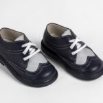 Ναυτικά Δερμάτινα Oxford Βάπτισης για Μικρούς Κυρίους EVERKID Α532Ρ