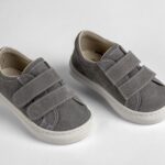 Πρακτικά Σουέτ Sneakers Βάπτισης με Αυτοκόλλητα για Μικρούς Κυρίους EVERKID Α534Ρ