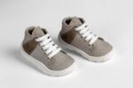 Στιλάτα High-Top Sneakers Βάπτισης  για Μικρούς Κυρίους EVERKID Α539Ε