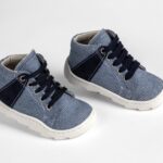 Στιλάτα High-Top Sneakers Βάπτισης  για Μικρούς Κυρίους EVERKID Α539Μ