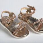 Λαμπερά Βαπτιστικά Πέδιλα με Κρύσταλλα everkid B100X