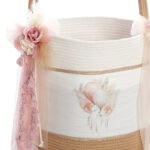 "Τρυφερή Τουλίπα: Βαπτιστικό Σετ με Ψάθινο Καλάθι" ΣΔΣ 2535 BELLIS - Image 5