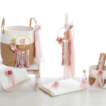 "Μποέμ Ρομαντισμός: Βαπτιστικό Σετ με Ψάθινη Τσάντα" ΣΔΣ2523 BELLIS