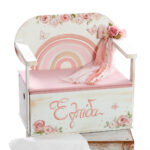 "Ουράνιο Τόξο Ελπίδας: Βαπτιστικό Σετ με Ξύλινο Μπαούλο" ΣΚΒ 2515 BELLIS - Image 6