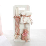 "Ουράνιο Τόξο Ελπίδας: Βαπτιστικό Σετ με Ξύλινο Μπαούλο" ΣΚΒ 2515 BELLIS - Image 4