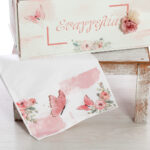 "Πεταλούδες για την Ευαγγελία: Βαπτιστικό Σετ με Ξύλινο Μπαούλο" ΣΚΒ 2527 BELLIS - Image 2