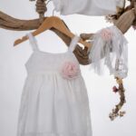 Η Αθωότητα Ανθίζει: Βαπτιστικό Σύνολο με Λουλούδια ΜΒ Κ78