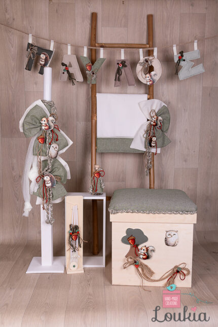 Βαπτιστικό πακέτο για αγόρι με Ζωάκια του Δάσους -37