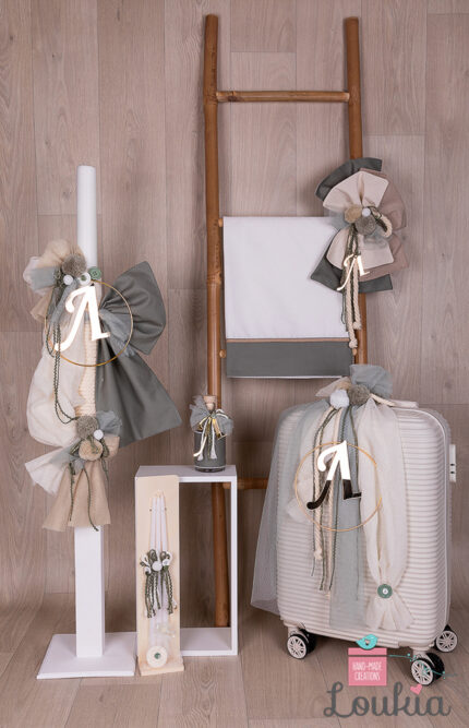 Βαπτιστικό πακέτο για αγόρι "Ελιά & Γήινες Αποχρώσεις" -51