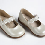 Εκρού Βαπτιστικά Παπούτσια "Princess Sparkle" everkid K560E