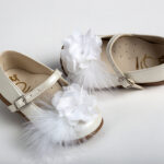 Λευκά Βαπτιστικά Παπούτσια "Snow Blossom" everkid K564E