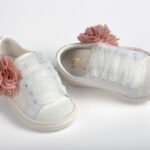Ονειρεμένα Βήματα: Eκρού Βαπτιστικά Παπούτσια για Μικρές Πριγκίπισσες everkid K577B