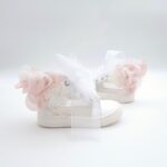 Λάμψη και Κίνηση: Βαπτιστικά Παπούτσια με Κρόσσια από Στρας everkid K582A