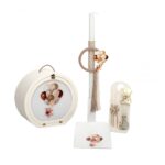 Βαπτιστικό πακέτο για κορίτσι Β&Β ΑΡΚΟΥΔΑΚΙ ΜΠΑΛΟΝΙΑ