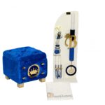 Βαπτιστικό πακέτο για αγόρι ΦΩΤΙΖΟΜΕΝΗ ΚΟΡΩΝΑ B&B