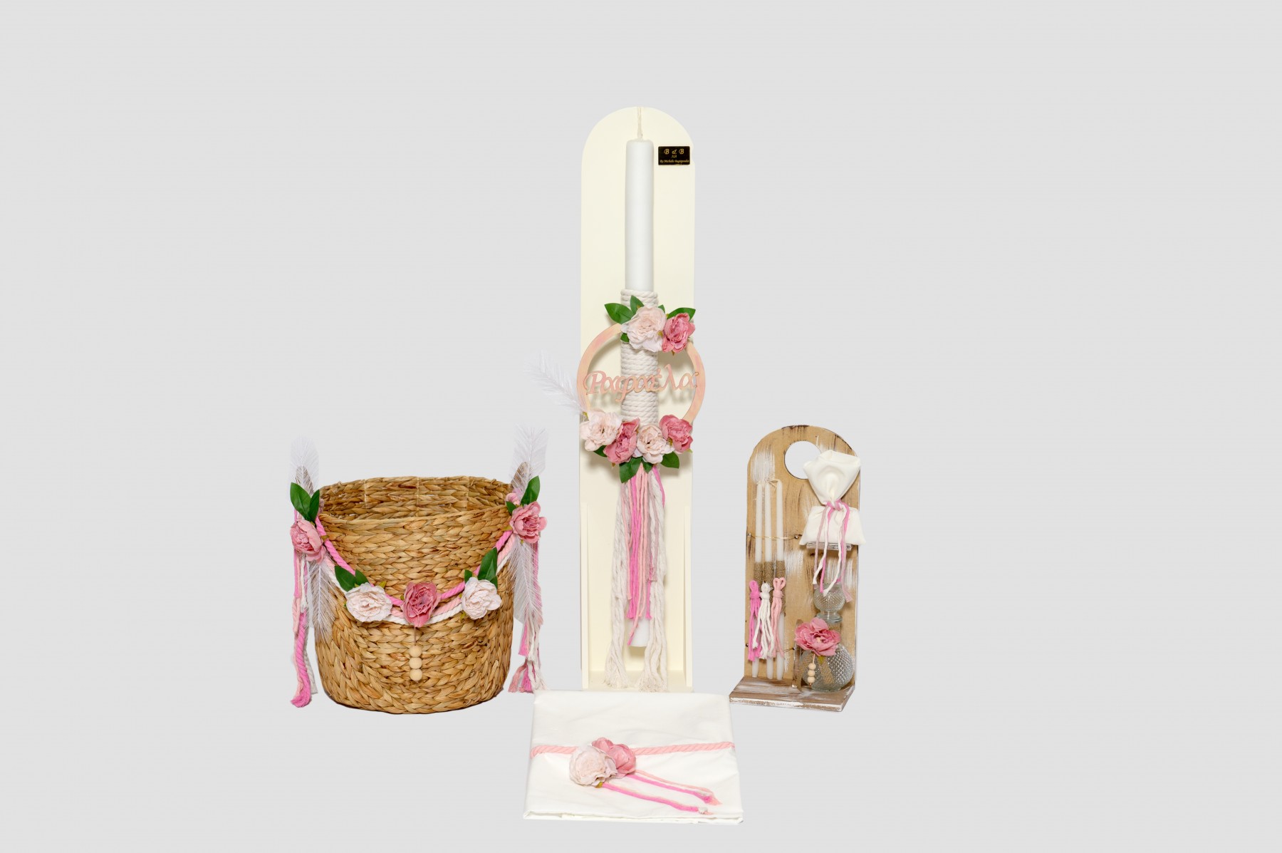 Βαπτιστικό πακέτο για κορίτσι ΛΟΥΛΟΥΔΙΑ-ΟΝΟΜΑ Β&Β Βαπτιστικό πακέτο για κορίτσι ΛΟΥΛΟΥΔΙΑ-ΟΝΟΜΑ Β&Β - Image 1