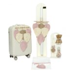 Βαπτιστικό πακέτο για κορίτσι MACRAME ΦΥΛΛΑ Β&Β