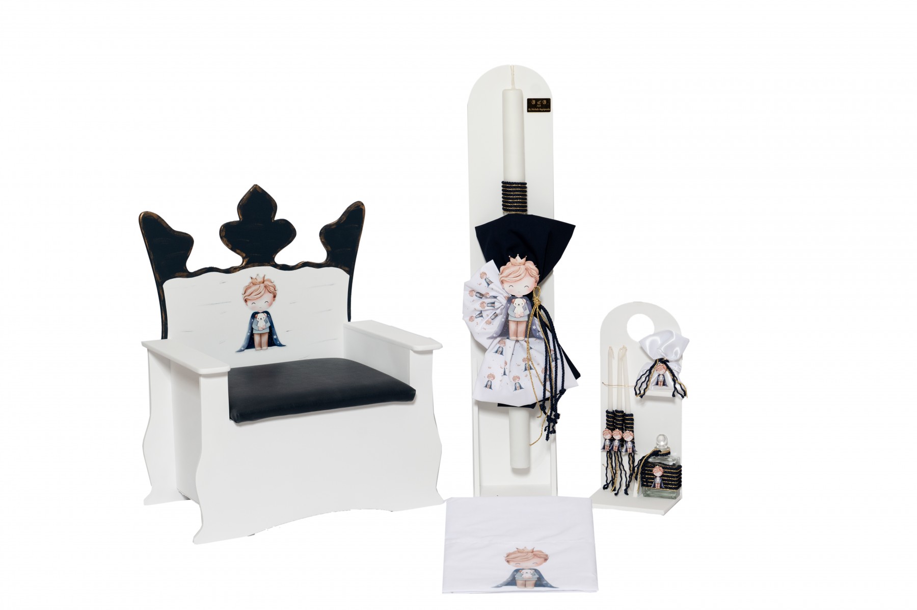 Βαπτιστικό πακέτο για αγόρι ΠΡΙΓΚΙΠΑΣ B&B Βαπτιστικό πακέτο για αγόρι ΠΡΙΓΚΙΠΑΣ B&B - Image 1