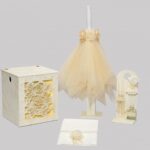 Βαπτιστικό πακέτο για κορίτσι ΔΙΑΤΡΗΤΟ ΤΡΙΑΝΤΑΦΥΛΛΟ Β&Β