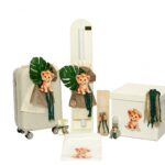 Βαπτιστικό πακέτο για κορίτσι με θέμα ΛΙΟΝΤΑΡΑΚΙ