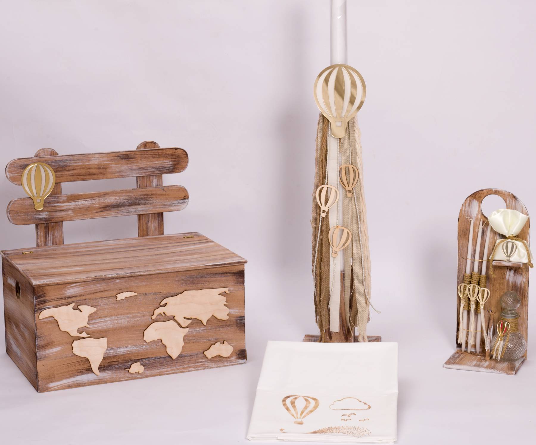 Πακέτο βάπτισης Ο ΓΥΡΟΣ ΤΟΥ ΚΟΣΜΟΥ ΜΕ ΑΕΡΟΣΤΑΤΟ Πακέτο βάπτισης Ο ΓΥΡΟΣ ΤΟΥ ΚΟΣΜΟΥ ΜΕ ΑΕΡΟΣΤΑΤΟ