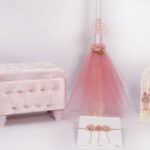 Βαπτιστικό πακέτο για κορίτσι-ΚΑΝΑΠΕΣ ΒΕΛΟΥΔΙΝΟΣ ΑΜΑΞΑ