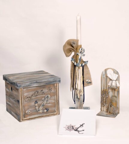 Βαπτιστικό πακέτο για αγόρι-ΑΓΚΥΡΑ BOHO-Β&Β