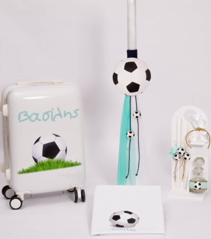 Πακέτο βάπτισης για αγόρι ΜΠΑΛΑ ΠΟΔΟΣΦΑΙΡΟΥ-Β&Β