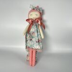 Λαμπάδα πασχαλινή για κορίτσι με χειροποίητη κούκλα