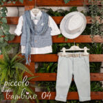 Αριστοκρατικό Βαπτιστικό Σετ "Piccolo Bambino 04 σε Αποχρώσεις του σιελ 960