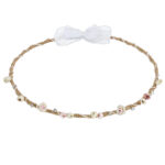 Επάργυρα Στέφανα Γάμου με Ρομαντικές Ανθοδέσμες novaΚΣ153