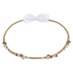 Επάργυρα Στέφανα Γάμου με Ρομαντικές Λεπτομέρειες novaΚΣ158