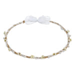 Επάργυρα Στέφανα Γάμου με Δαντέλα και Διαχρονική Κομψότητα novaΚΣ160