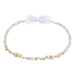 Επάργυρα Στέφανα Γάμου με Ανθοστολισμό και Αριστοκρατική Αίσθηση novaΚΣ161