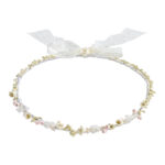 Επάργυρα Στέφανα Γάμου με Ρομαντικές Λεπτομέρειες και Δαντέλα novaΚΣ162